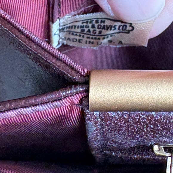 Vintage Whiting & Davis mesh clutch - Picture 7 of 13